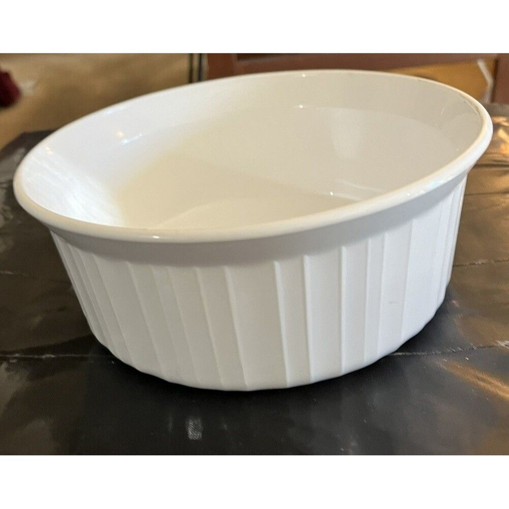 Corning Ware French White F-5-B 1.6 L / 1.5 QT Casserole Baking Dish